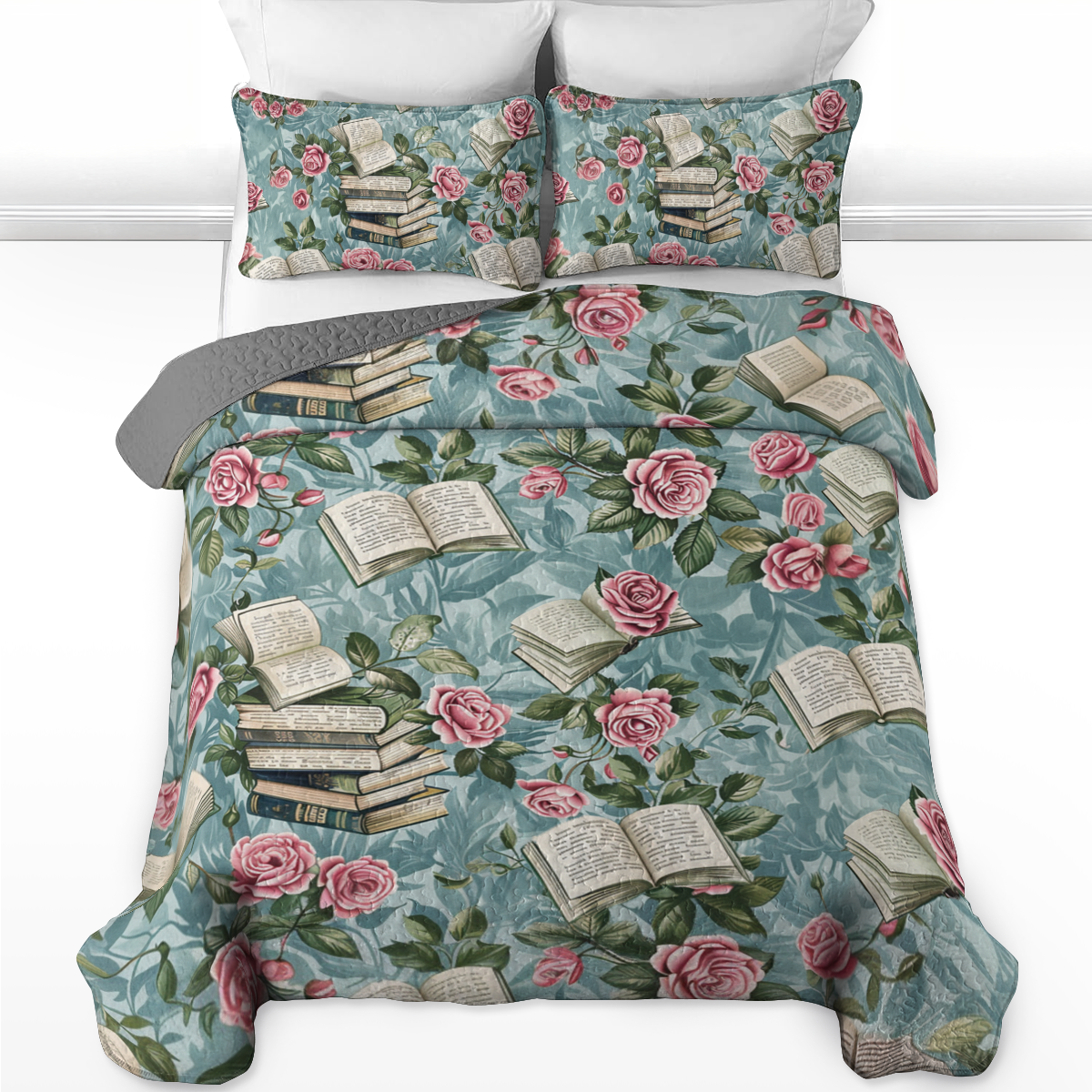 Shineful All Season Quilt 3-Piece Set Rose & Prose