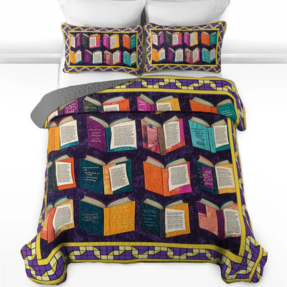 Shineful All Season Quilt 3-Piece Set - Book Lover's Haven