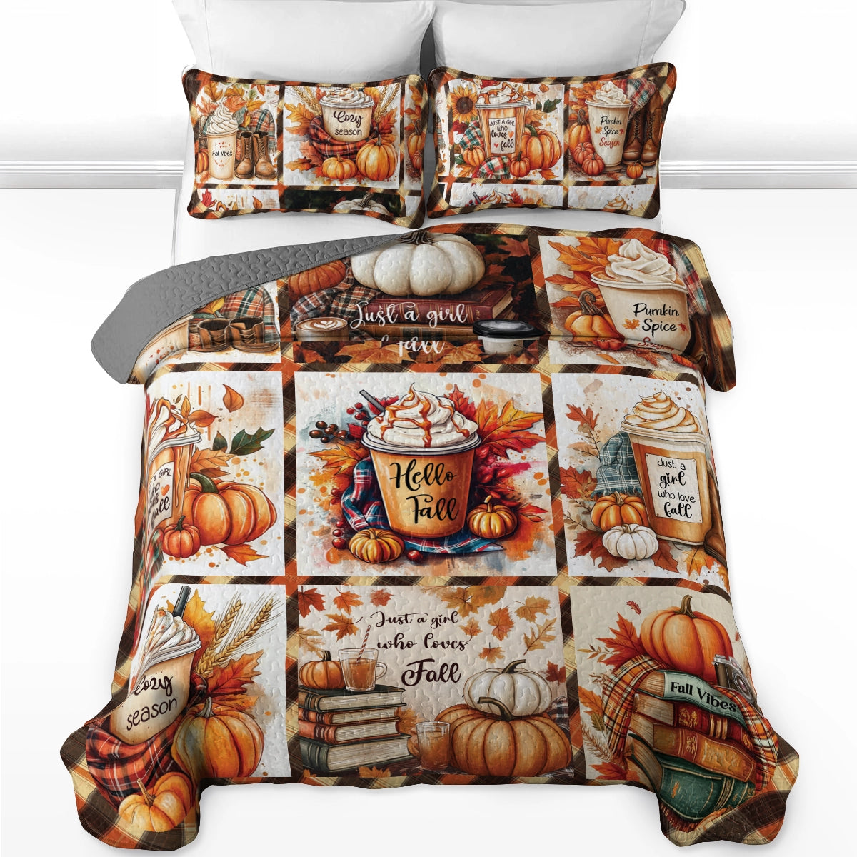 Shineful All Season Quilt 3-Piece Set - Cozy Autumn Nights