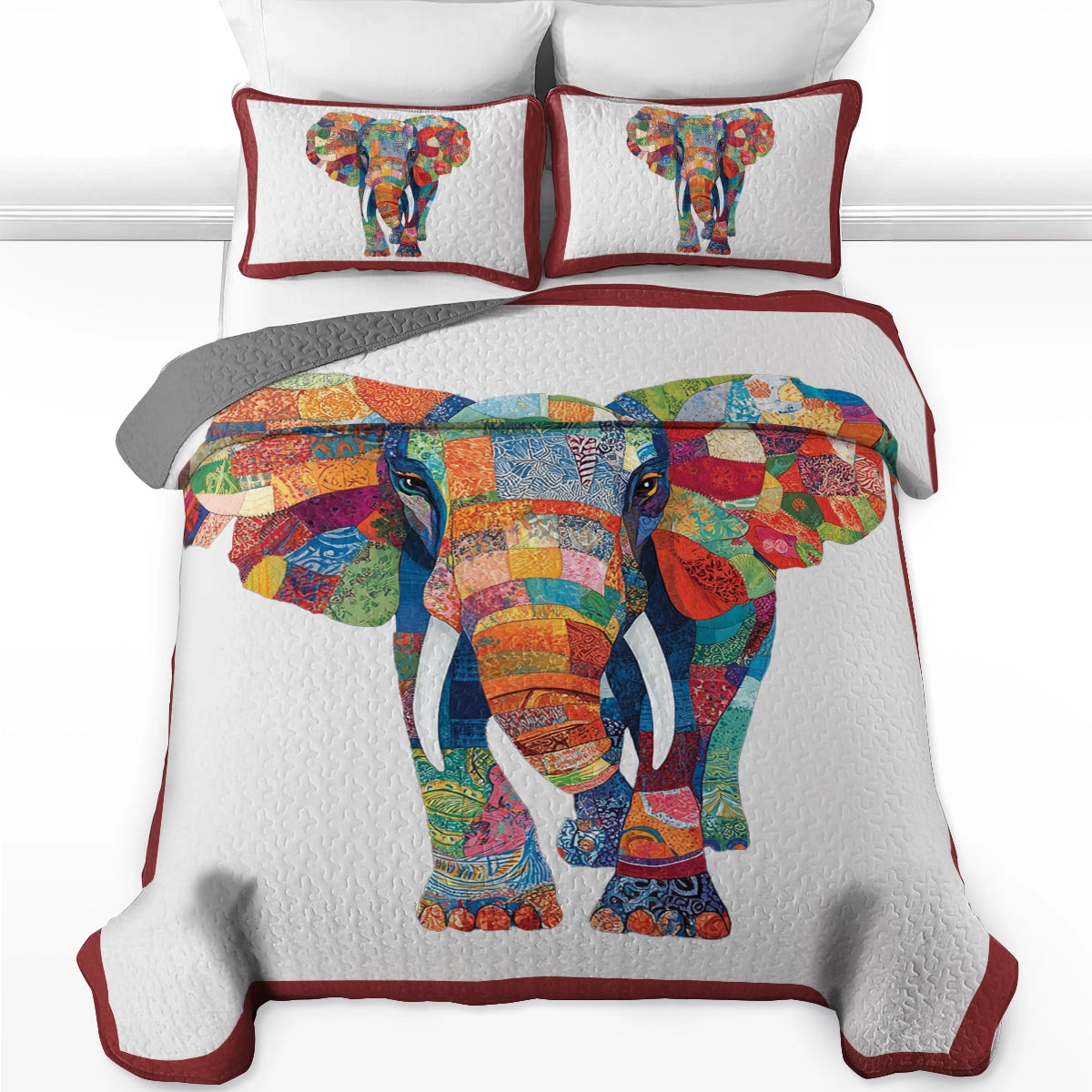 Shineful All Season Quilt 3-Piece Set - Elephant Dreams