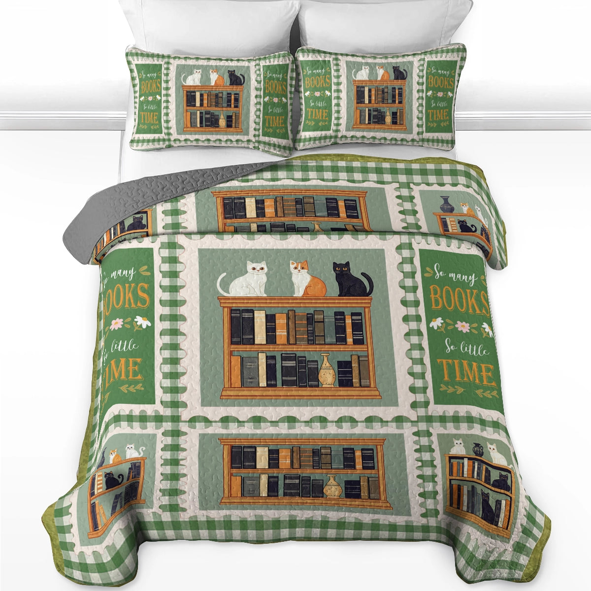 Shineful All Season Quilt 3-Piece Set - Bookworm's Retreat