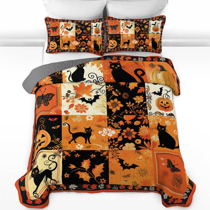 Shineful All Season Quilt 3-teiliges Set Spooky Patches