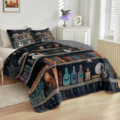 Shineful All Season Quilt 3-Piece Set The Witch Library