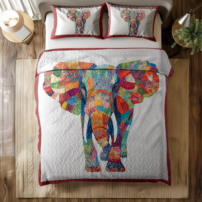 Shineful All Season Quilt 3-Piece Set - Elephant Dreams