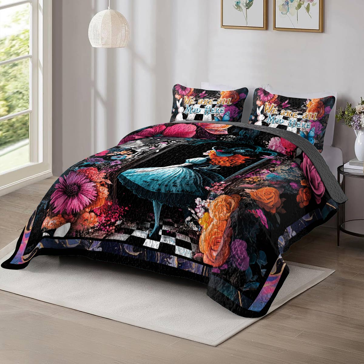 Shineful All Season Quilt 3-Piece Set Lost In Wonderland