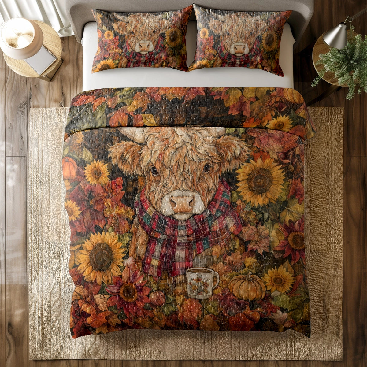 Shineful All Season Quilt 3-teiliges Set - Autumn Highland 