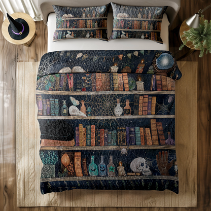 Shineful All Season Quilt 3-Piece Set The Witch Library