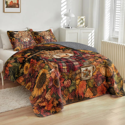 Shineful All Season Quilt 3-Piece Set - Autumn Highland