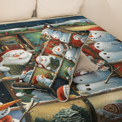 Shineful All Season Quilt 3-Piece Set Snowy Stories