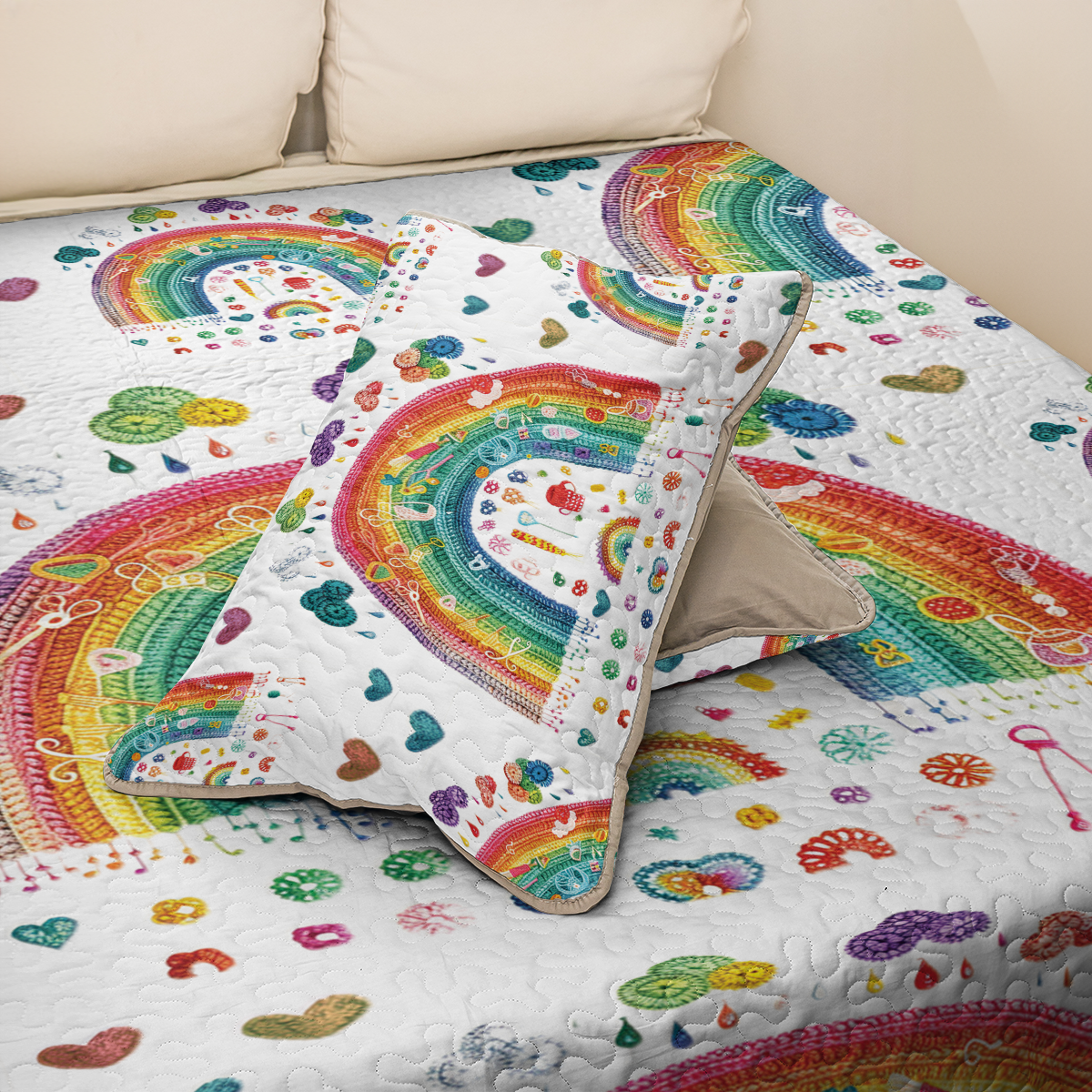 Shineful All Season Quilt 3-Piece Set Hooked on Color