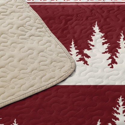 Shineful All Season Quilt 3-Piece Set - Christmas Pines