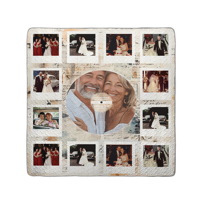 Shineful Personalized All Season Quilt 3-Piece Set Our First Dance Love Letter