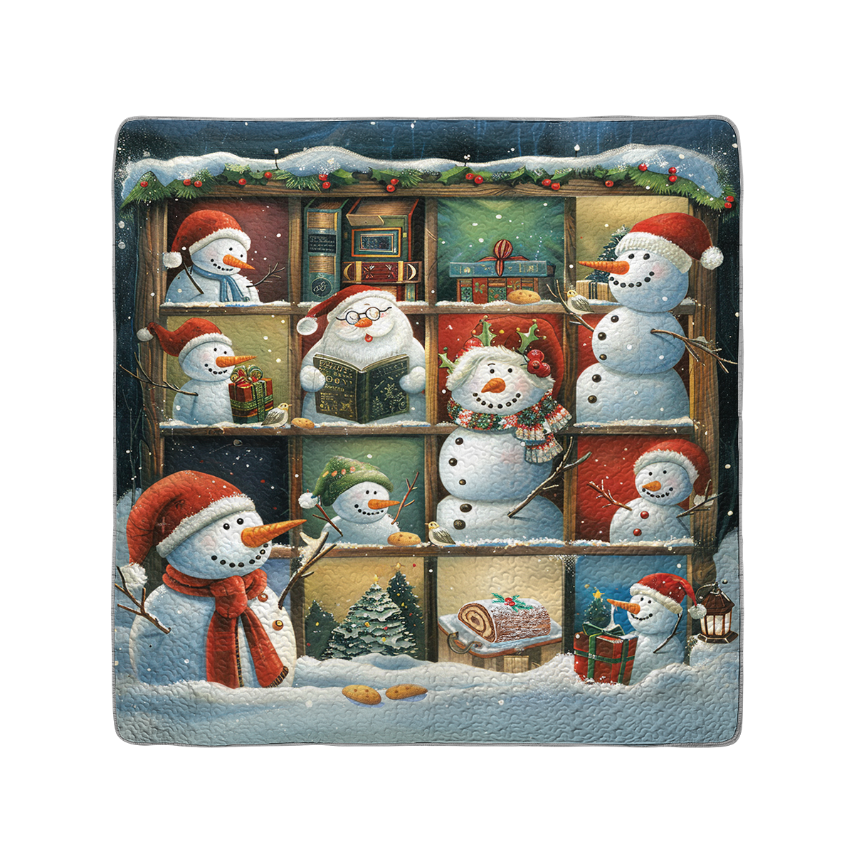 Shineful All Season Quilt 3-Piece Set Snowy Stories