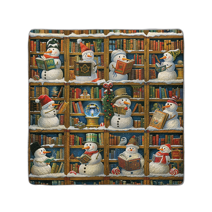 Shineful All Season Quilt 3-Piece Set Snowy Book Nook