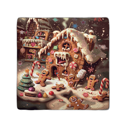 Shineful All Season Quilt 3-Piece Set Gingerbread Funhouse