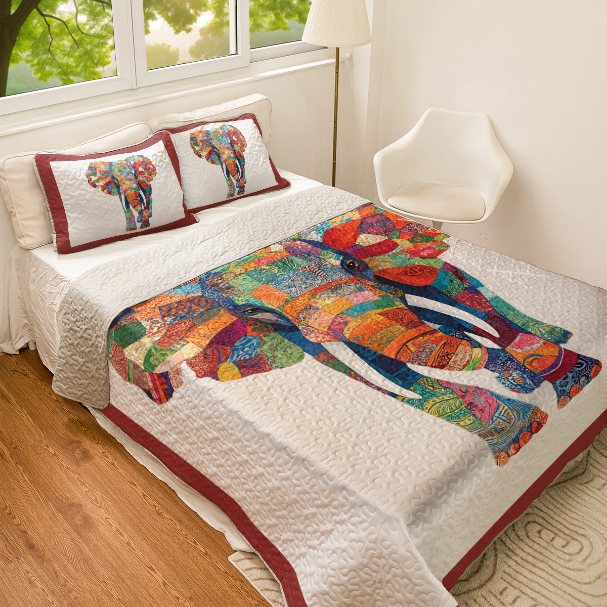 Shineful All Season Quilt 3-Piece Set - Elephant Dreams