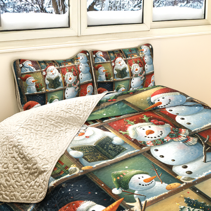 Shineful All Season Quilt 3-Piece Set Snowy Stories