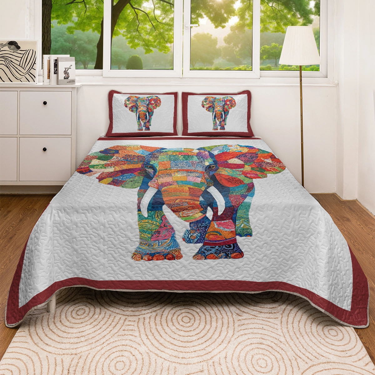 Shineful All Season Quilt 3-Piece Set - Elephant Dreams