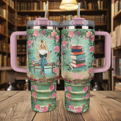 Shineful Personalized Tumbler Garden of Pages