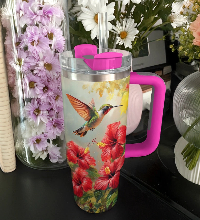 Glänzender Tumbler Kolibri Tropical Serenade