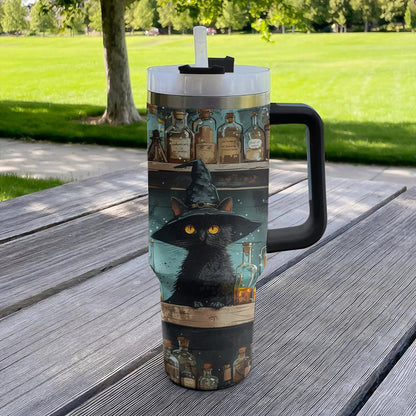 Shineful Tumbler Witch's Brew Cat