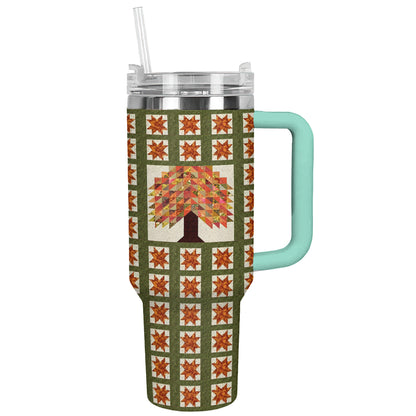 Shineful Tumbler Autumn Patchwork