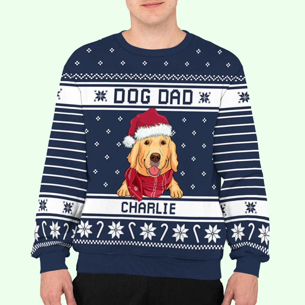 Best Dog Parents - Personalized Custom All-Over-Print Sweatshirt