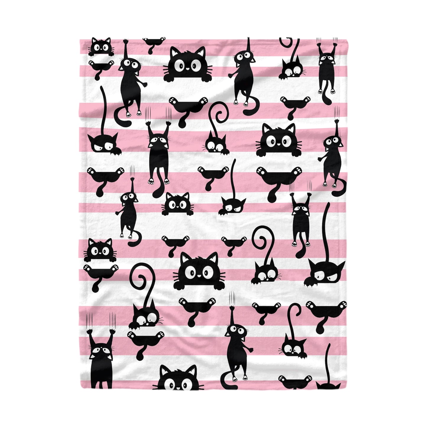 Shineful Fleece Blanket Curious Cats