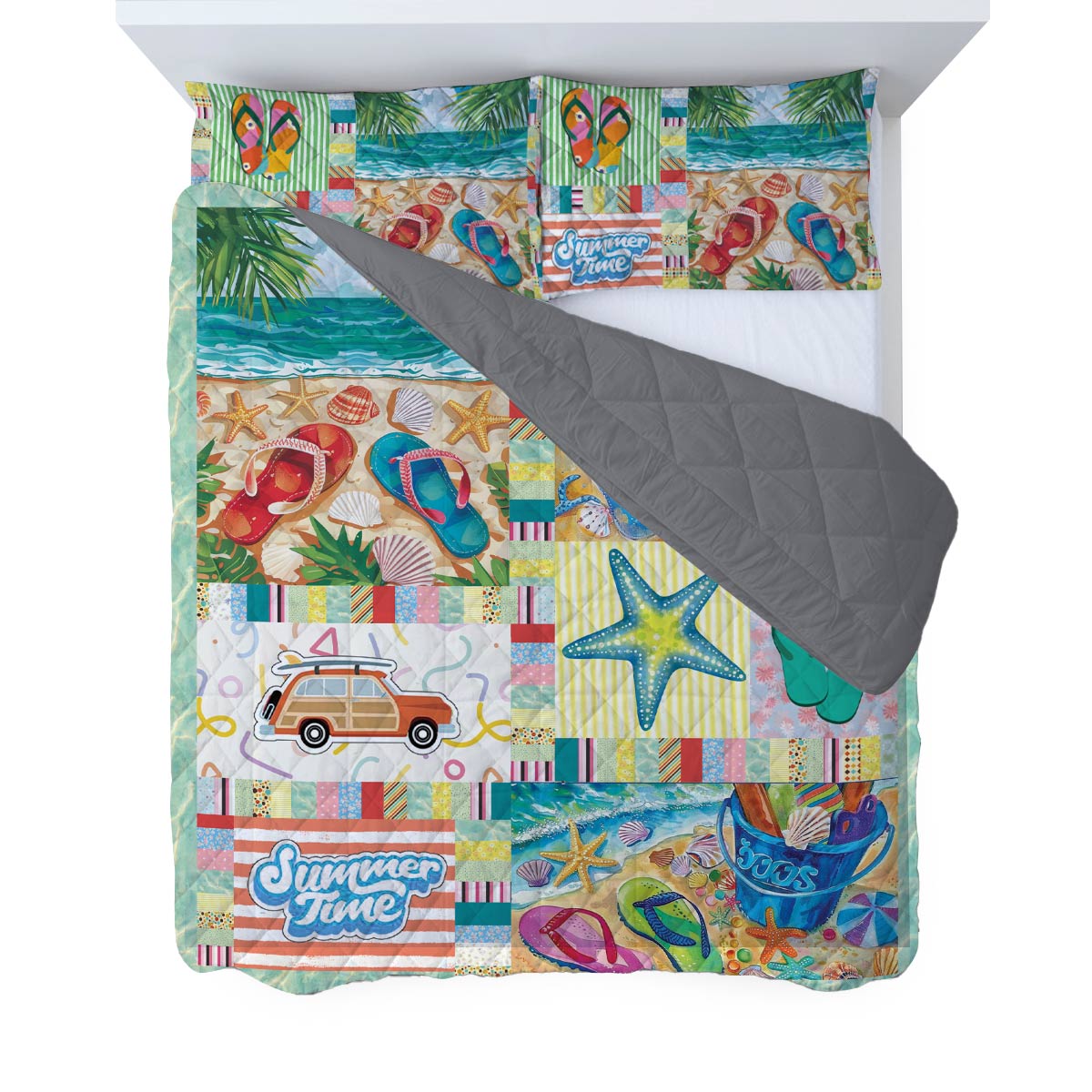 Shineful All Season Quilt 3-Piece Set Summer Vibe