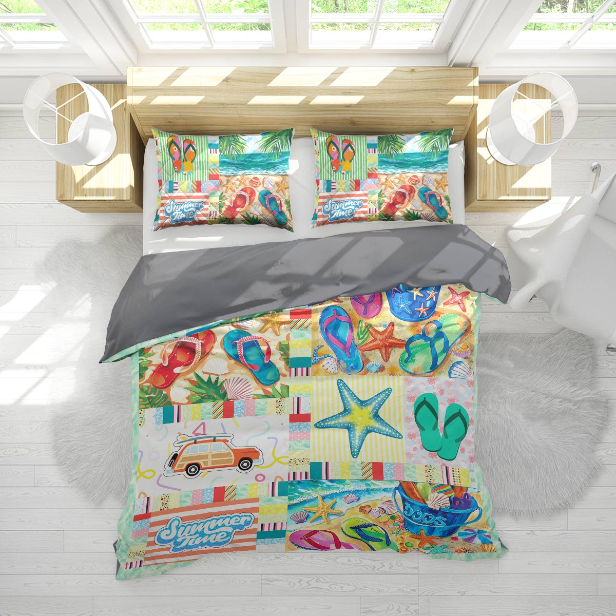 Shineful All Season Quilt 3-Piece Set Summer Vibe