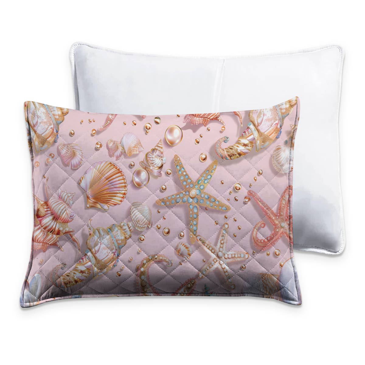 Shineful All Season Quilt 3-Piece Set Seashell Serenade