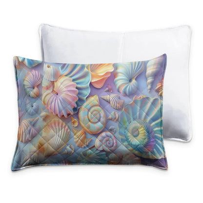 Shineful All Season Quilt 3-Piece Set Gorgeous Seashell 2