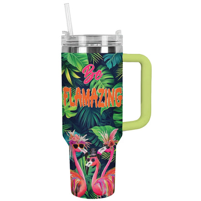 Shineful Tumbler Flamingo Be Flamazing