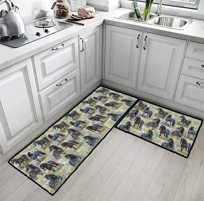 Shineful Ultra-Thin Non Skid Floor Mat, Kitchen Rugs