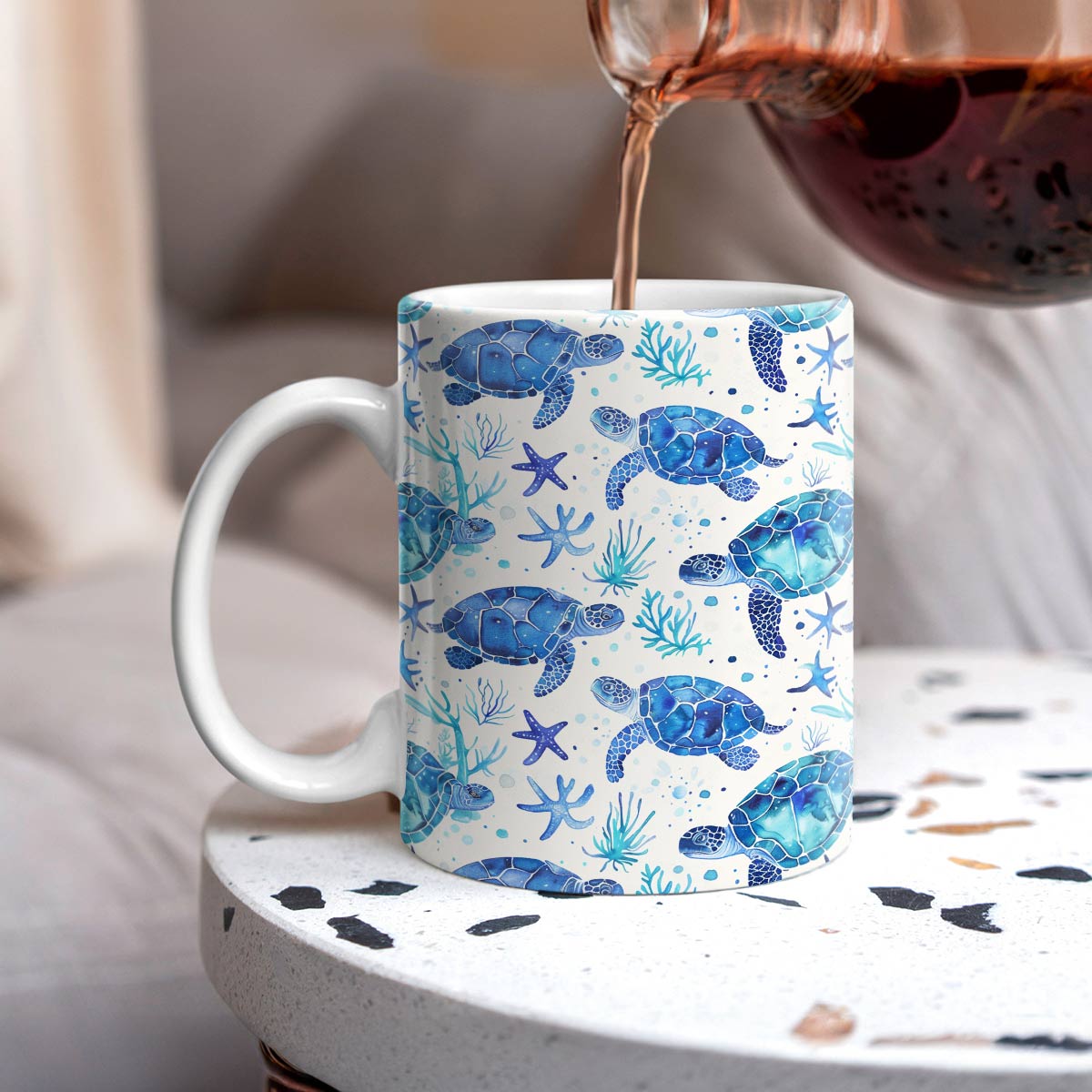 Shineful Ceramic Mug Turtle Bliss