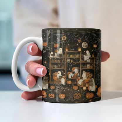 Shineful Ceramic Mug Halloween Book Club