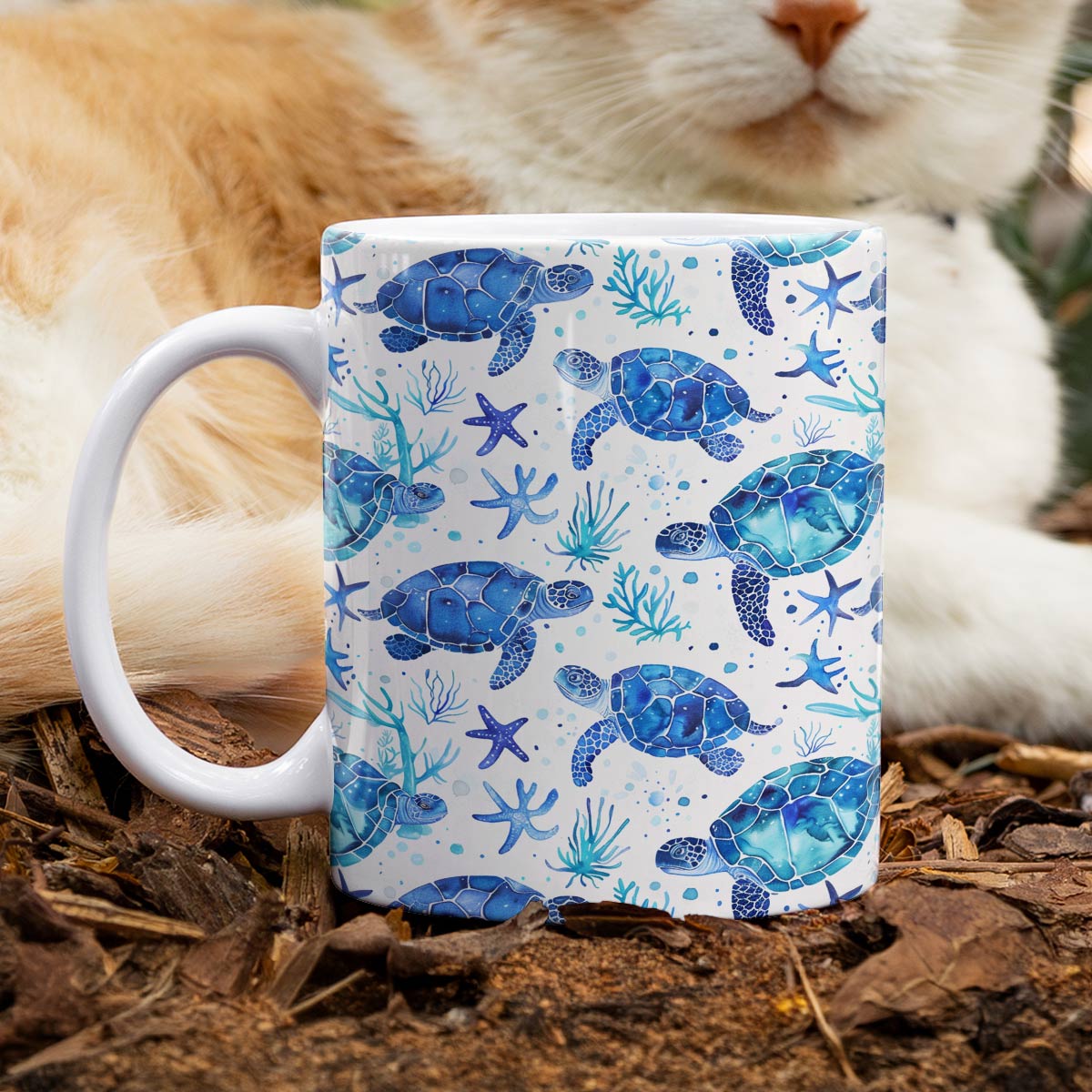 Shineful Ceramic Mug Turtle Bliss