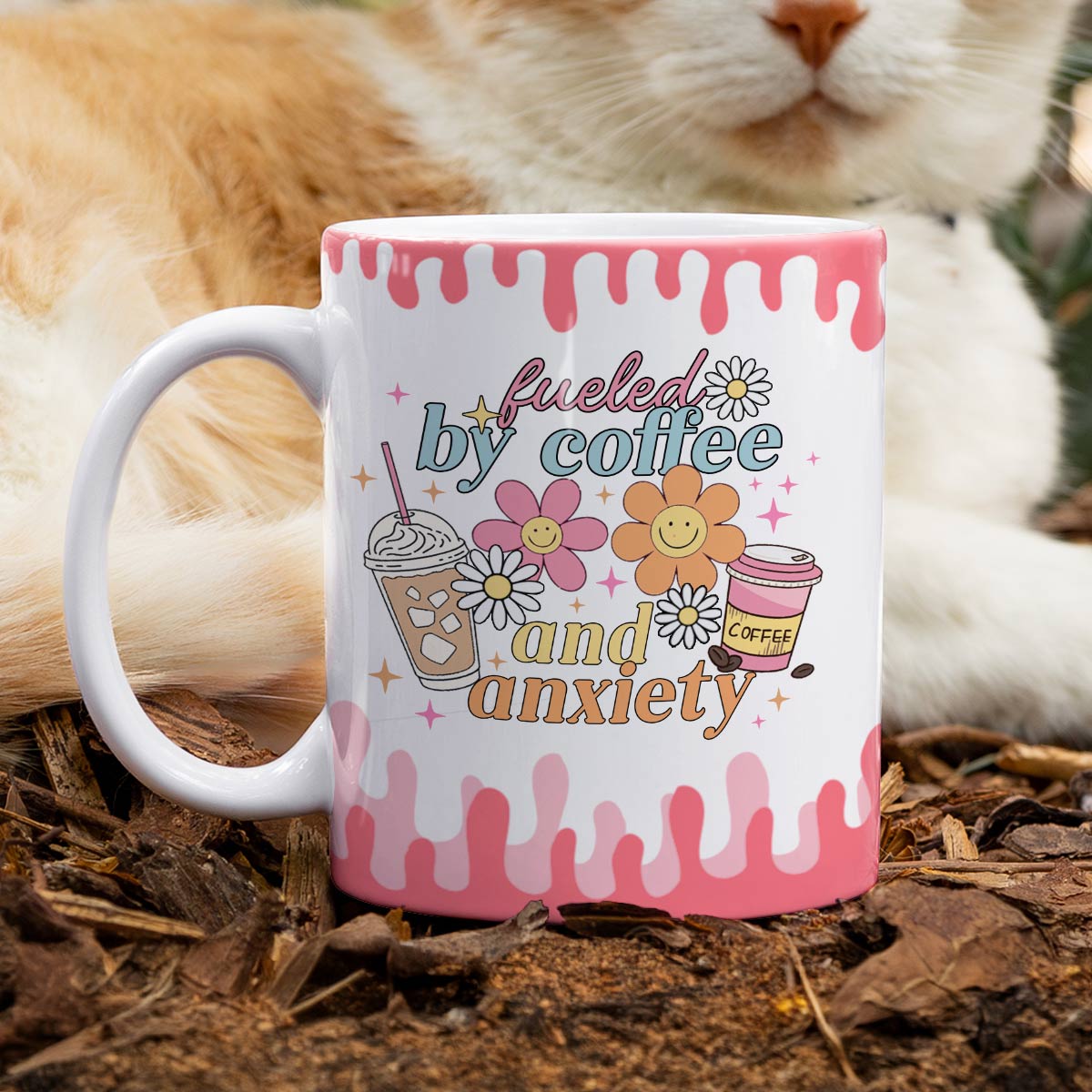 Shineful Ceramic Mug Coffee Anxiety