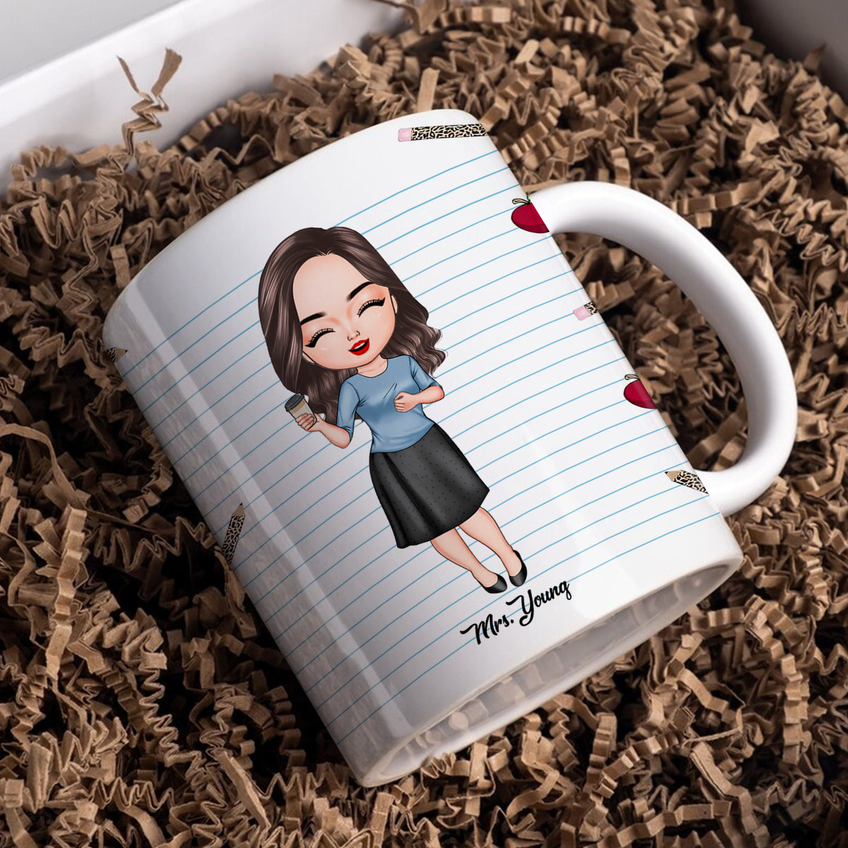 Shineful Teach Love Inspire Teacher Personalized Mug