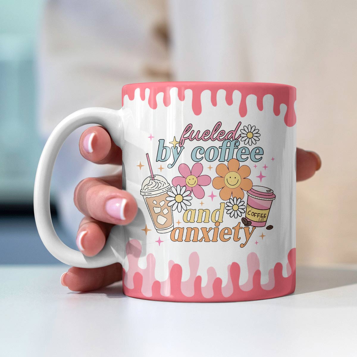 Shineful Ceramic Mug Coffee Anxiety