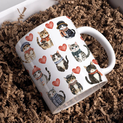 Shineful Ceramic Mug Cozy Cats