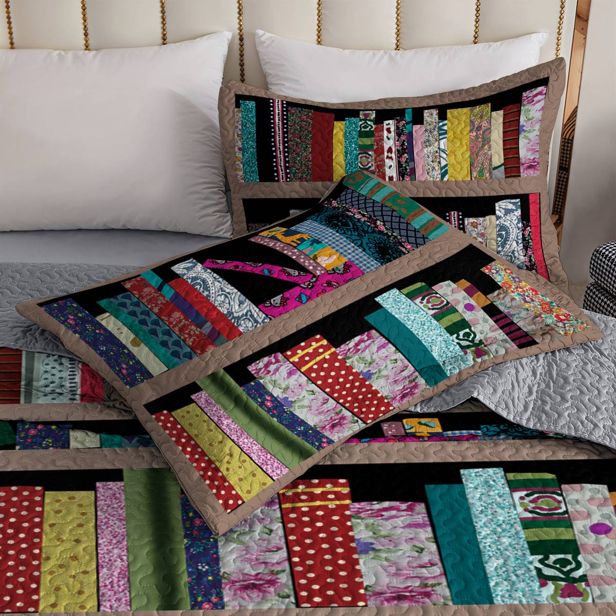 Shineful All Season Quilt 3-Piece Set My Bookcase