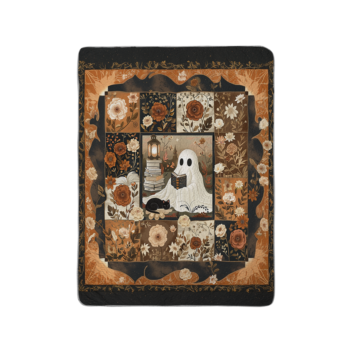 Shineful All Season Quilt 3-Piece Set Mystical Book Garden