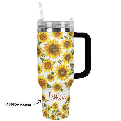 Shineful Tumbler Sparkling Sunflower