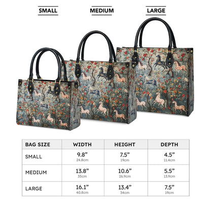 Shineful Leather Bag Mystical Steeds