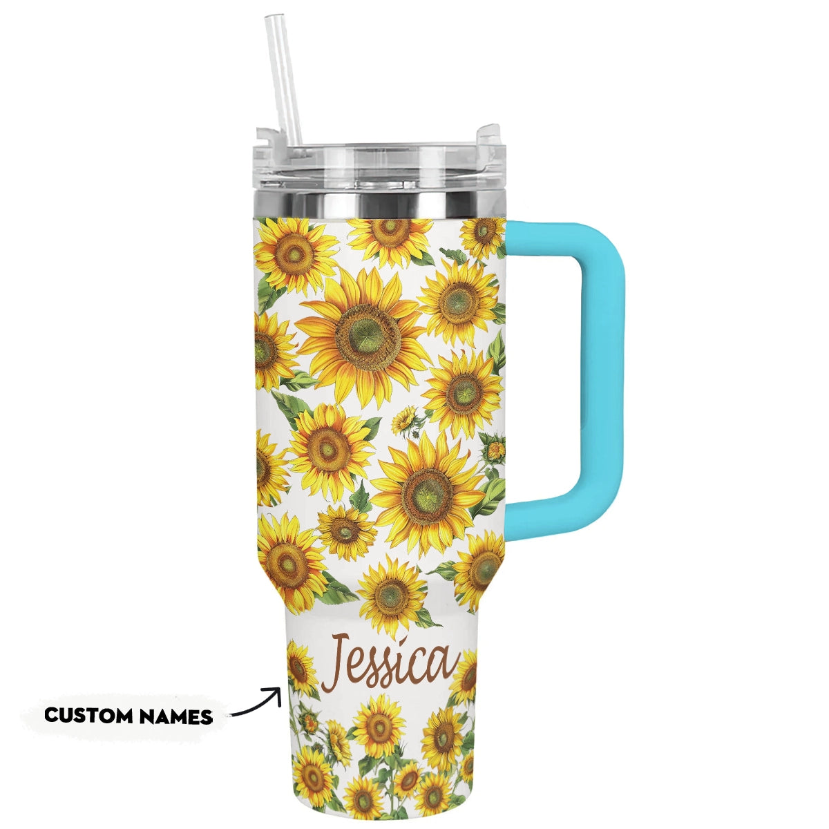 Shiny Tumbler Funkelnde Sonnenblume