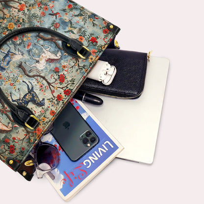 Shineful Leather Bag Mystical Steeds