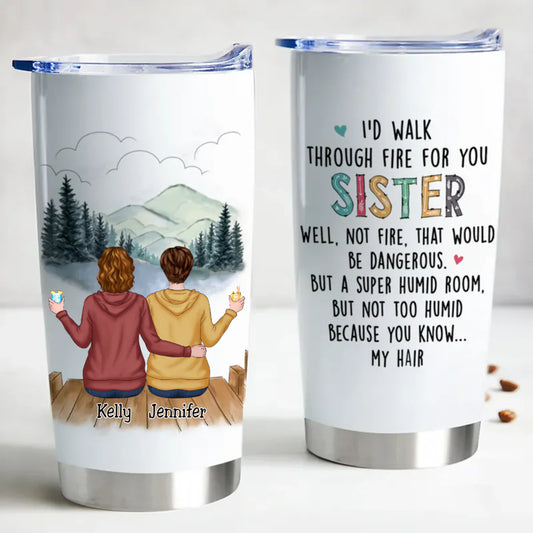 Shineful Sisters Forever Personalized 20oz Tumbler