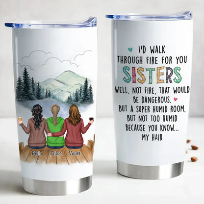 Shineful Sisters Forever Personalized 20oz Tumbler