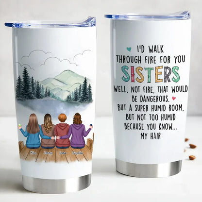 Shineful Sisters Forever Personalized 20oz Tumbler